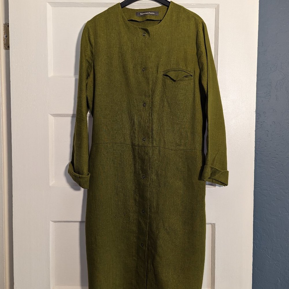 100% linen dress, size S